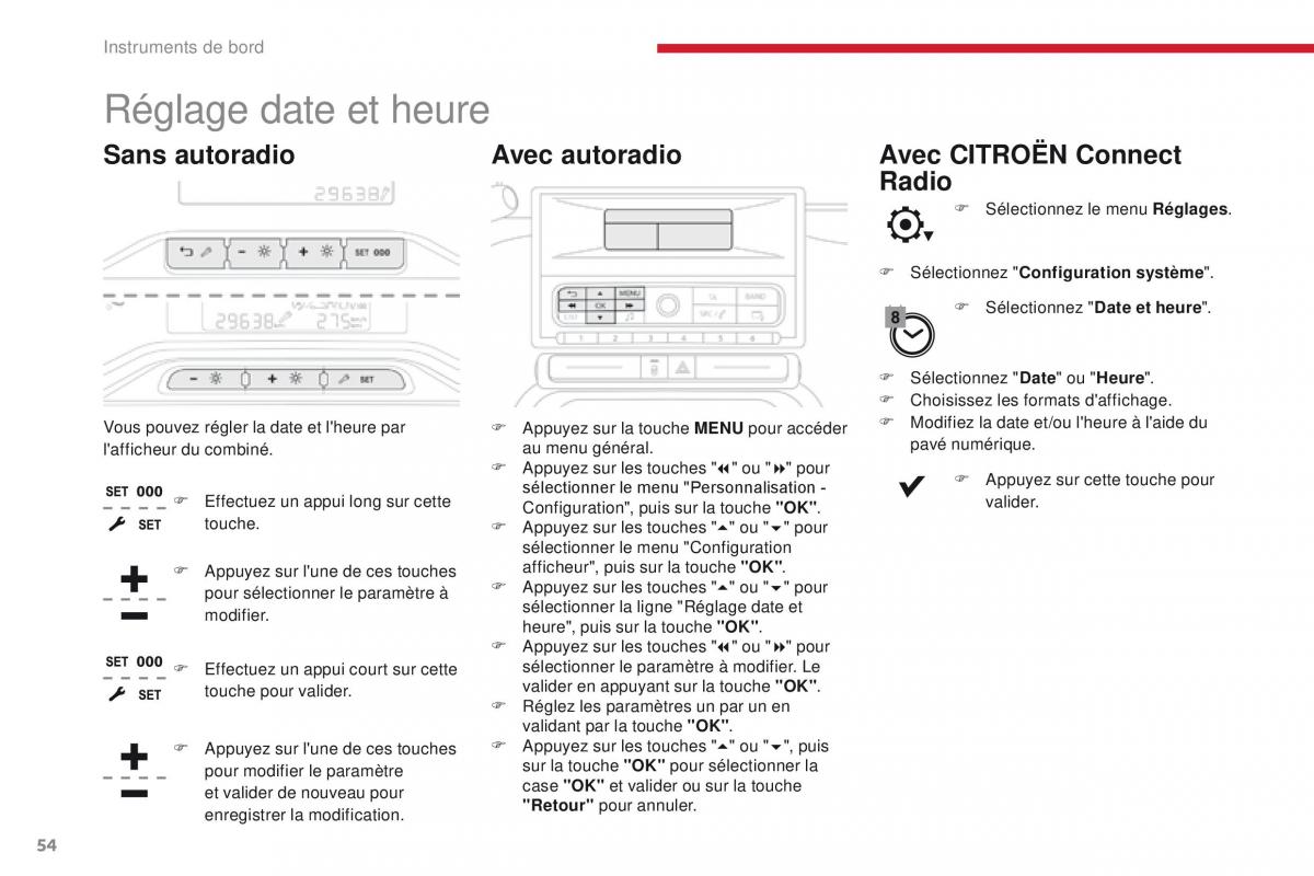 Citroen C3 III 3 manuel du proprietaire / page 56