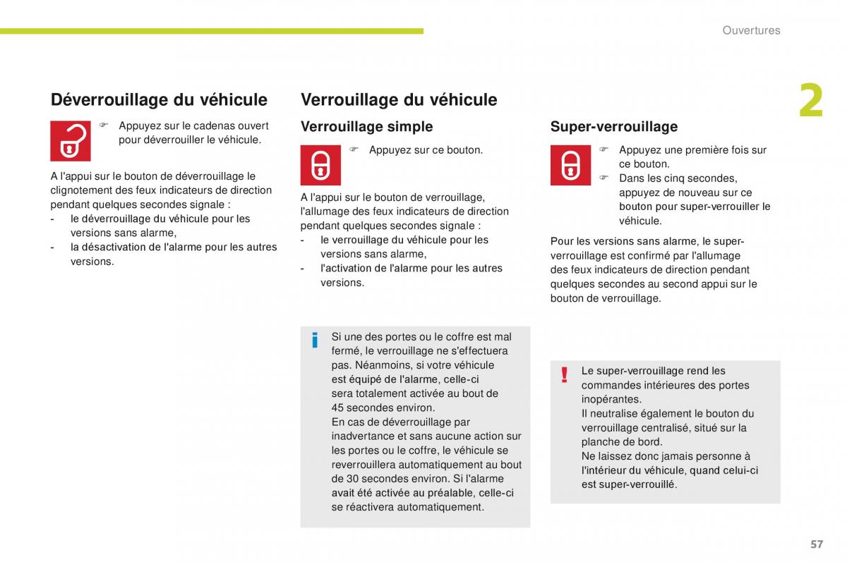 Citroen C3 III 3 manuel du proprietaire / page 59