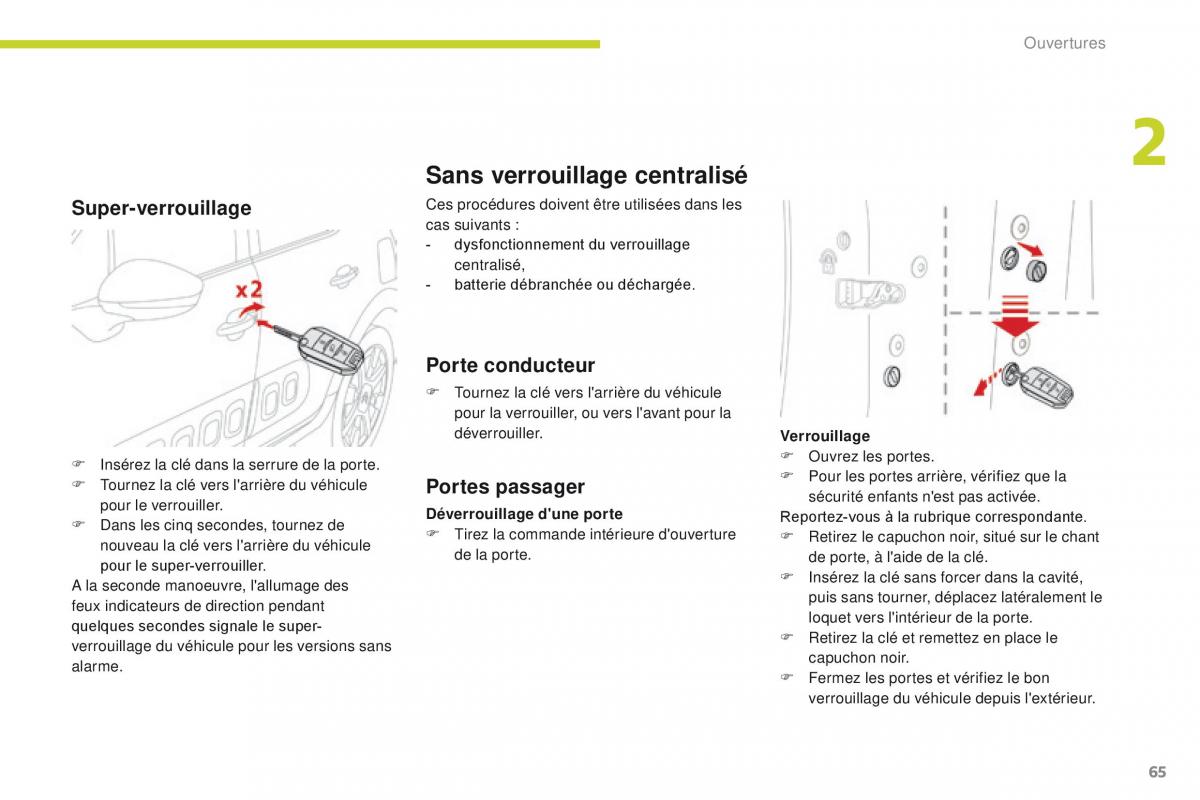 Citroen C3 III 3 manuel du proprietaire / page 67