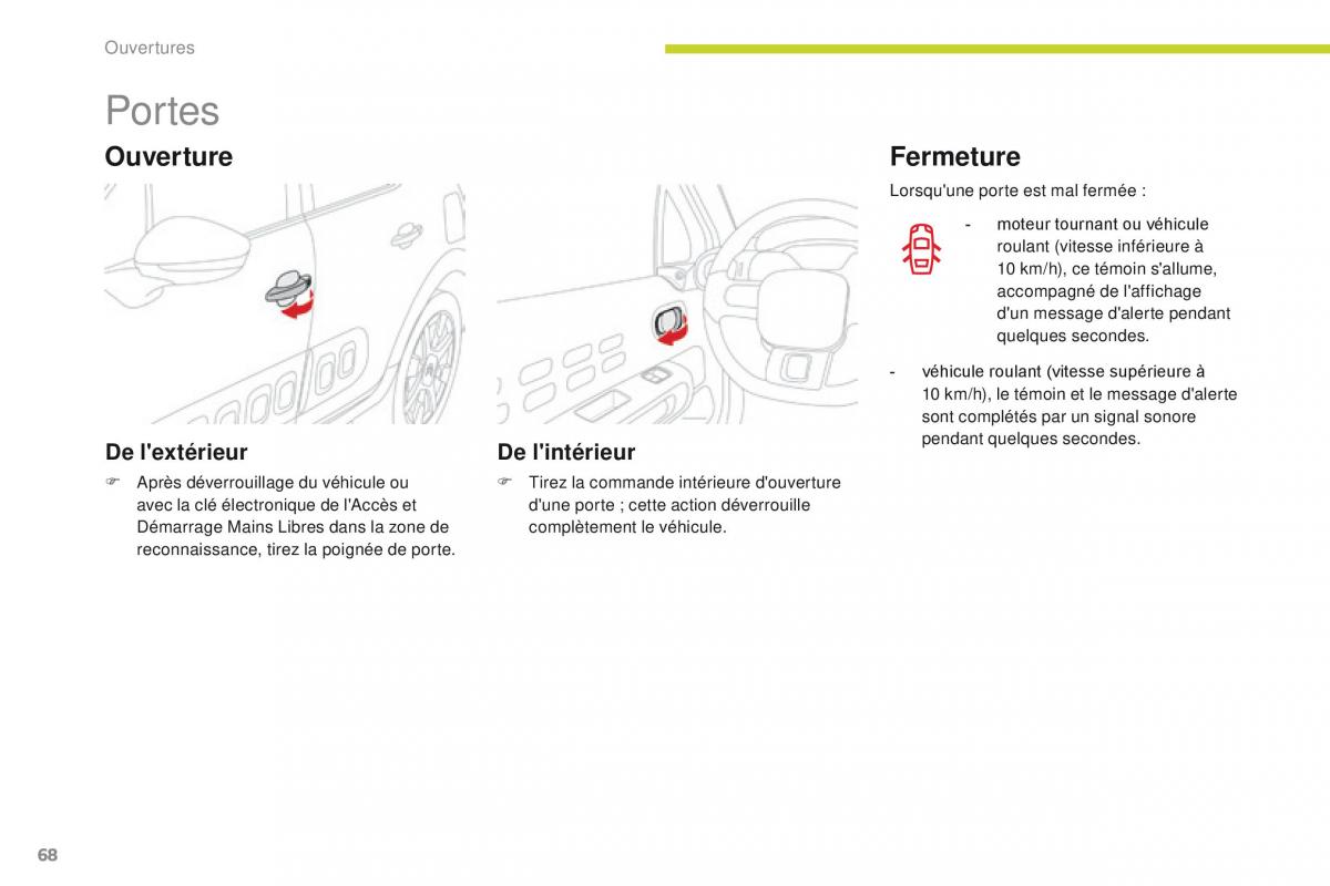 Citroen C3 III 3 manuel du proprietaire / page 70