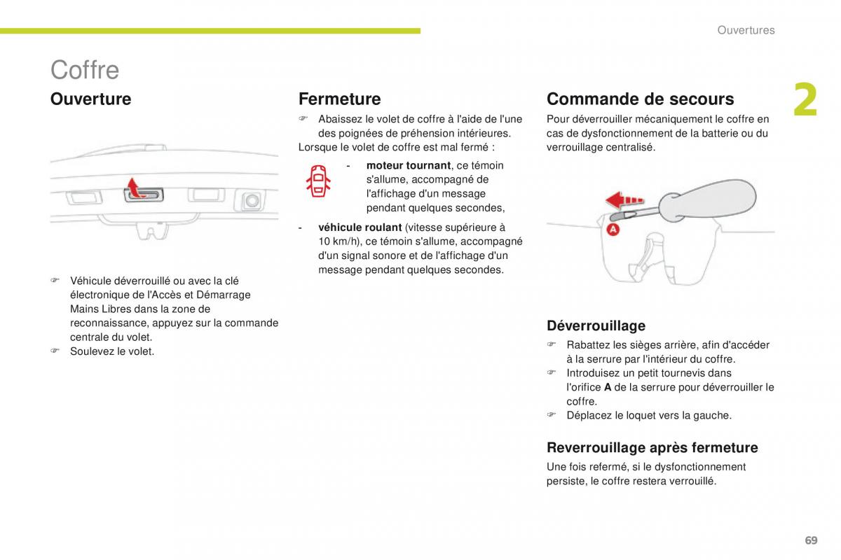 Citroen C3 III 3 manuel du proprietaire / page 71