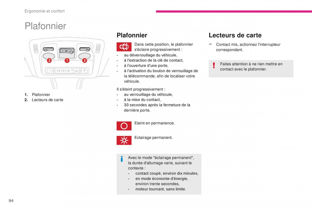 Citroen C3 III 3 manuel du proprietaire / page 96