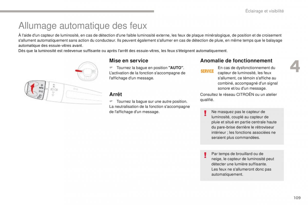 Citroen C3 III 3 manuel du proprietaire / page 111