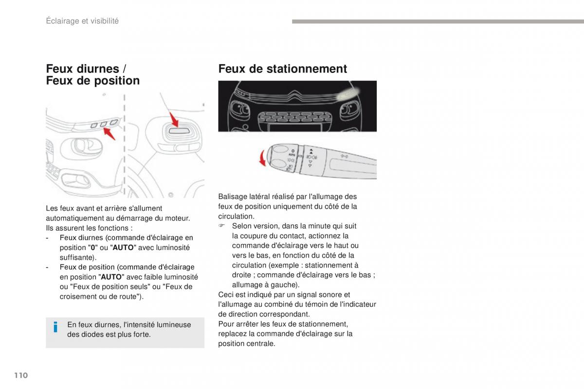 Citroen C3 III 3 manuel du proprietaire / page 112