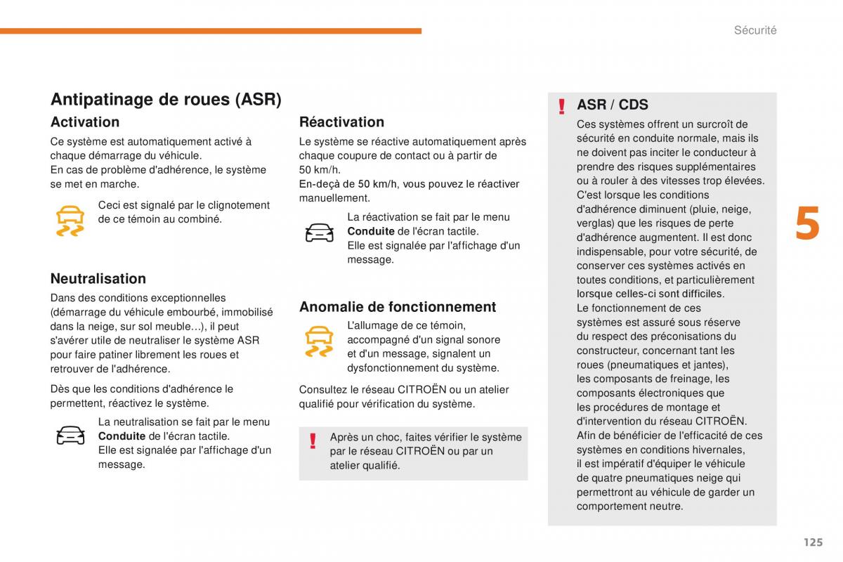 Citroen C3 III 3 manuel du proprietaire / page 127