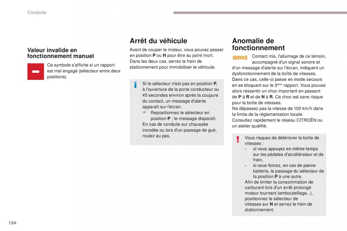 Citroen C3 III 3 manuel du proprietaire / page 166