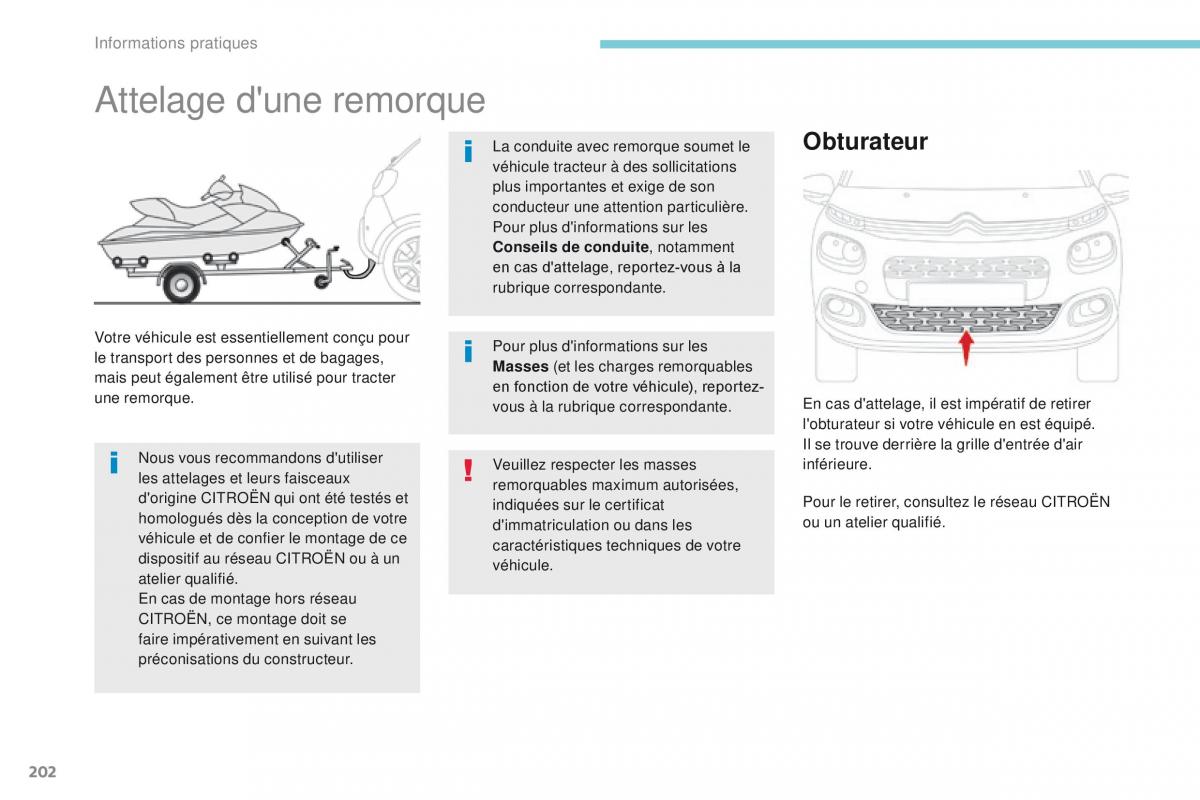 Citroen C3 III 3 manuel du proprietaire / page 204