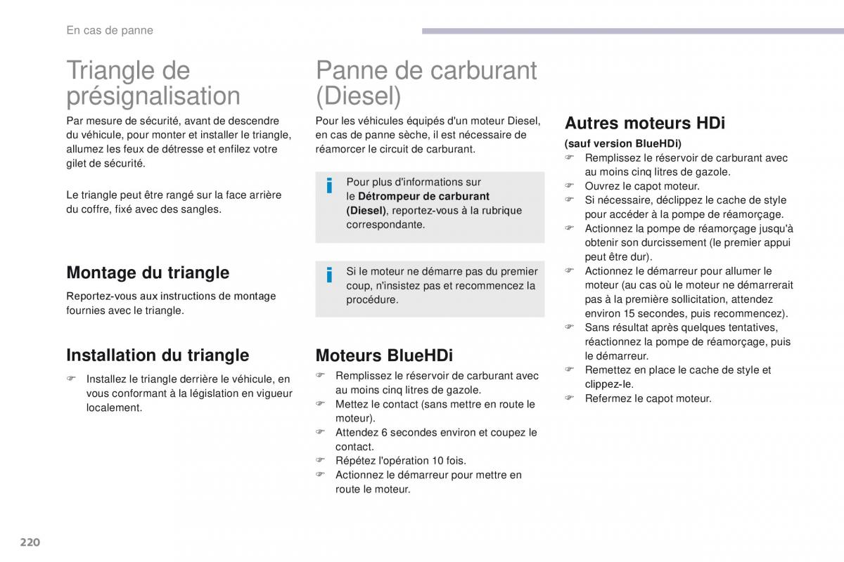 Citroen C3 III 3 manuel du proprietaire / page 222