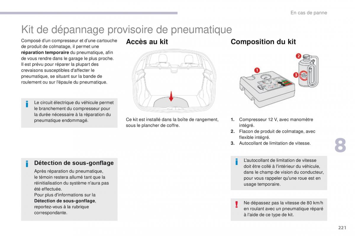 Citroen C3 III 3 manuel du proprietaire / page 223