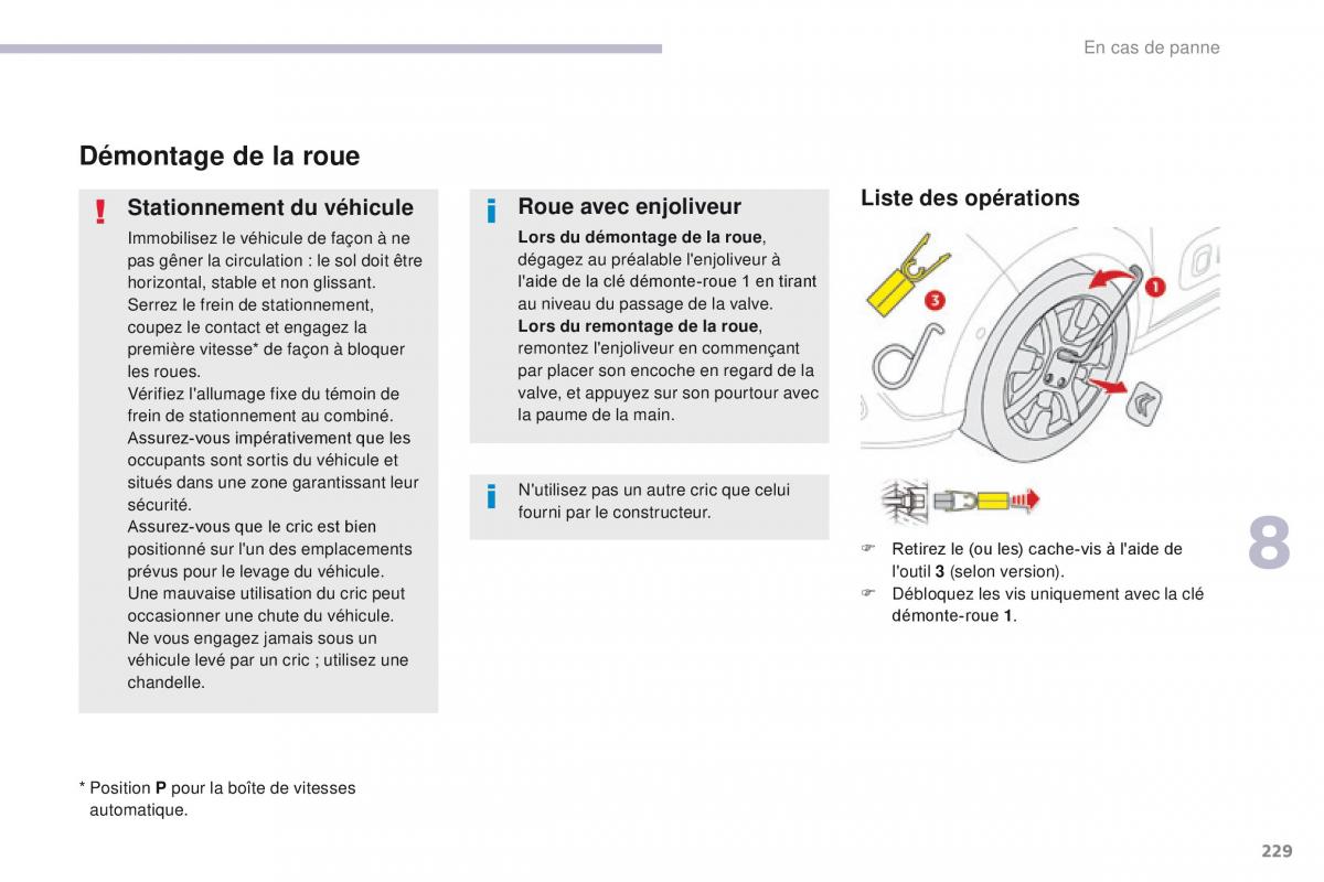 Citroen C3 III 3 manuel du proprietaire / page 231