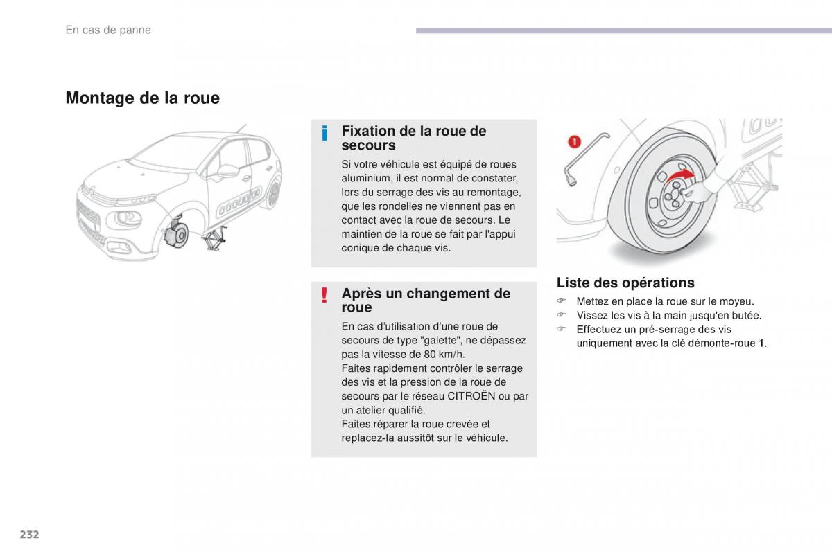 Citroen C3 III 3 manuel du proprietaire / page 234