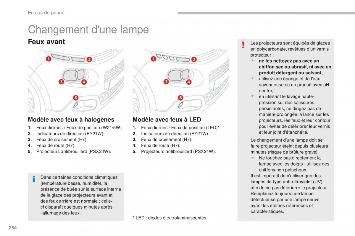 Citroen C3 III 3 manuel du proprietaire / page 236