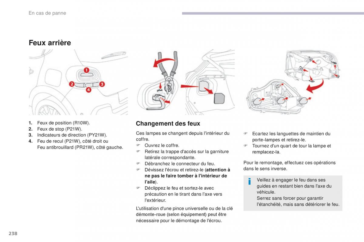 Citroen C3 III 3 manuel du proprietaire / page 240