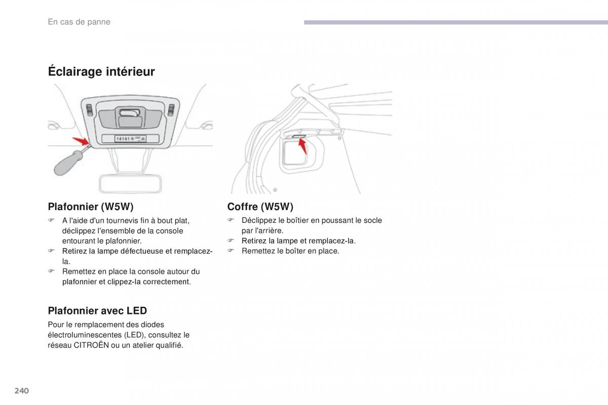 Citroen C3 III 3 manuel du proprietaire / page 242