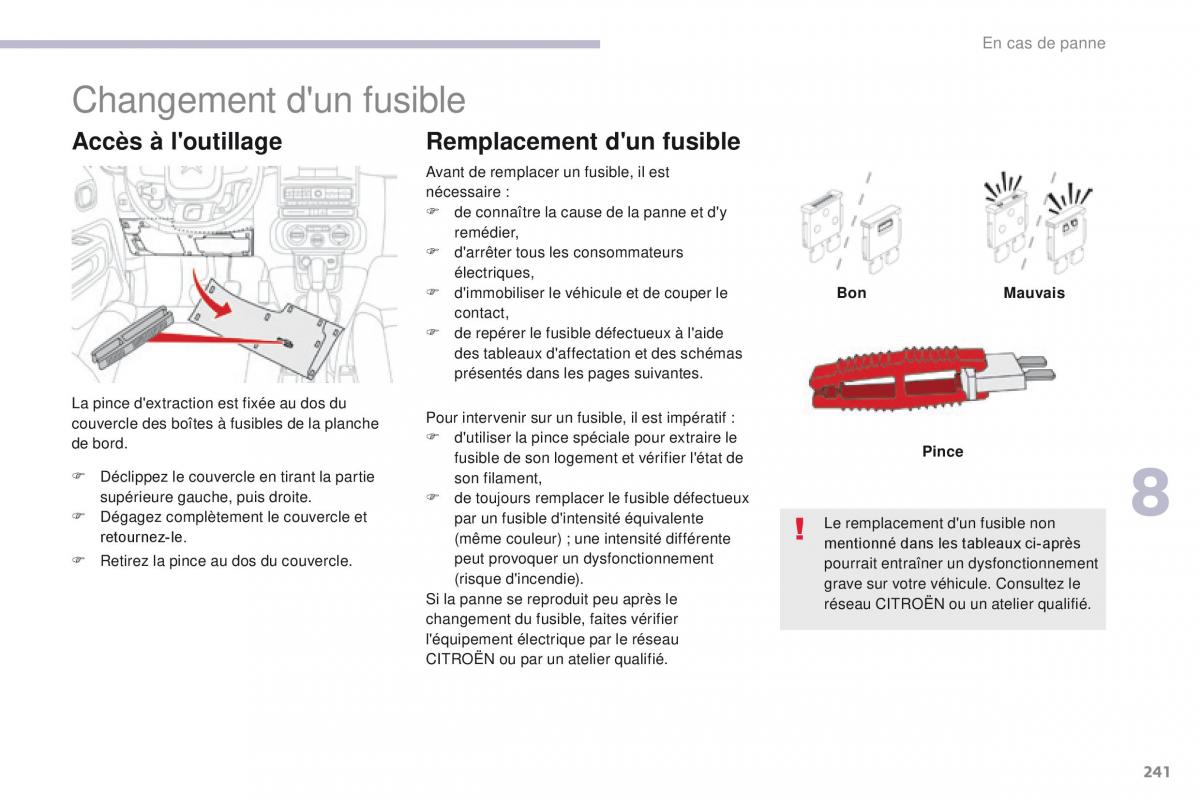 Citroen C3 III 3 manuel du proprietaire / page 243