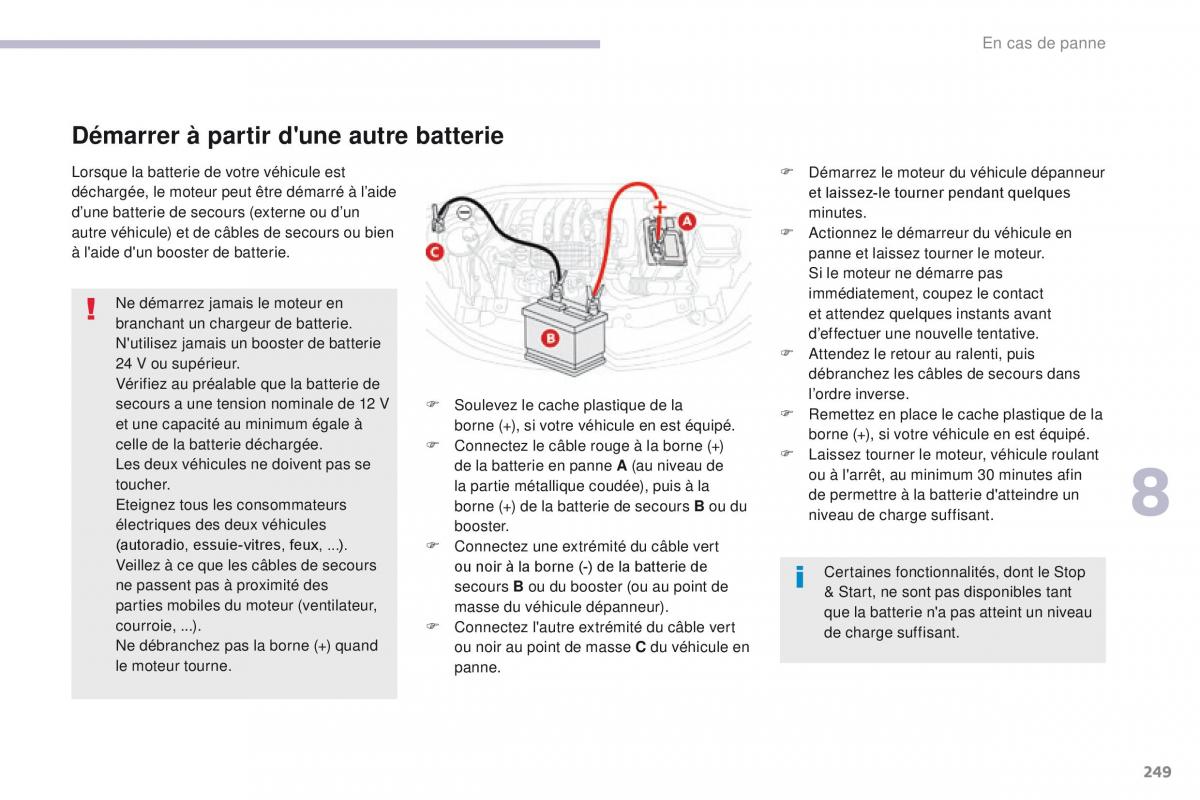 Citroen C3 III 3 manuel du proprietaire / page 251