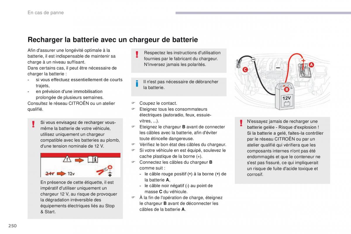 Citroen C3 III 3 manuel du proprietaire / page 252