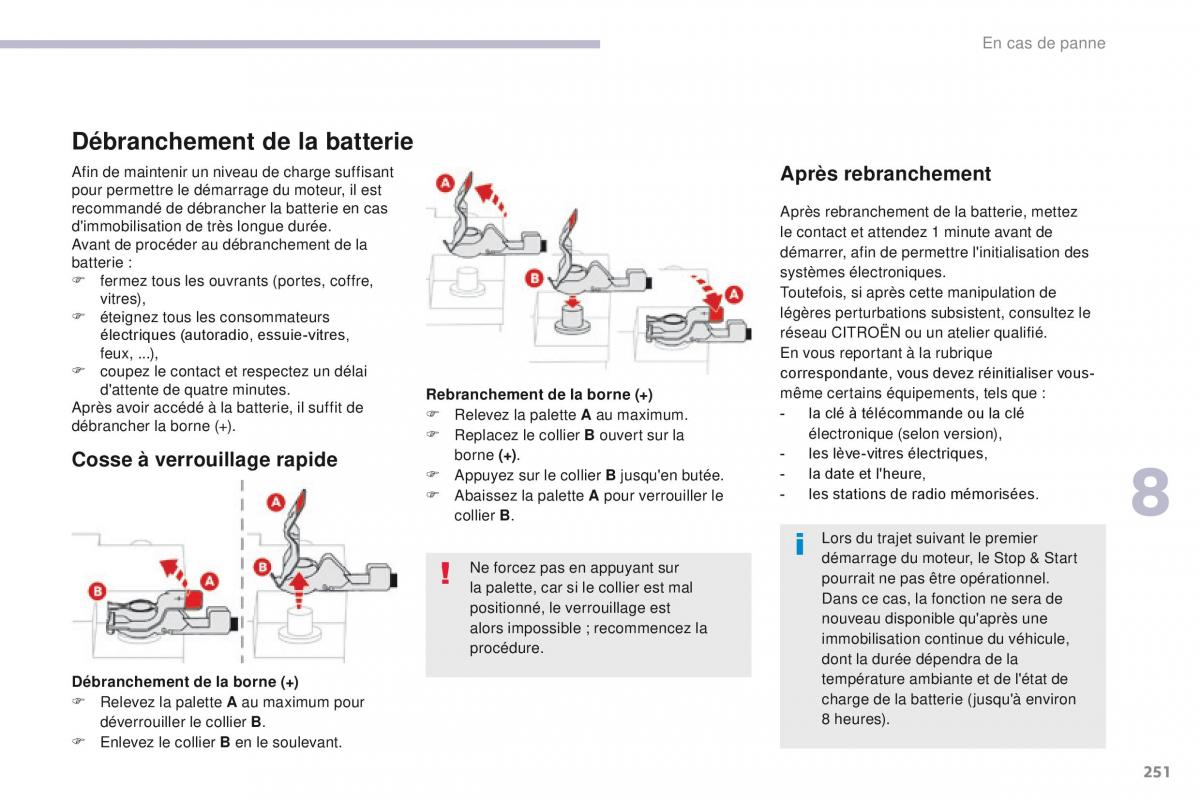 Citroen C3 III 3 manuel du proprietaire / page 253