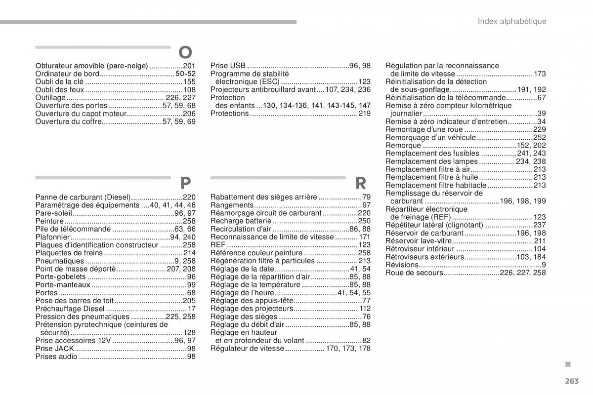 Citroen C3 III 3 manuel du proprietaire / page 265