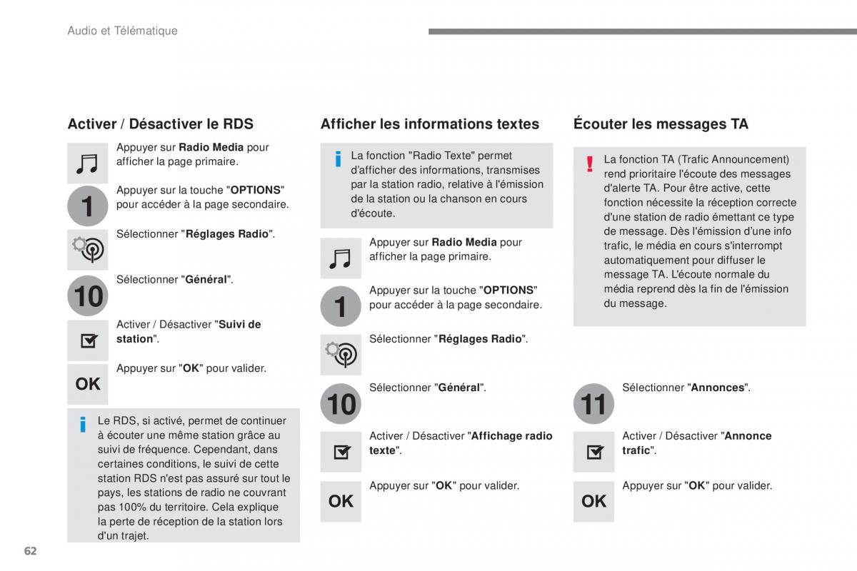 Citroen C3 III 3 manuel du proprietaire / page 336