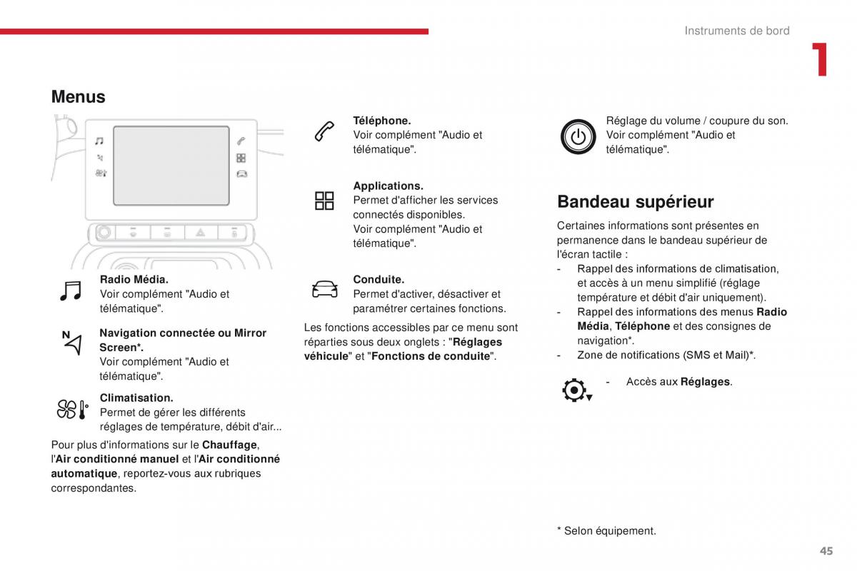 Citroen C3 III 3 manuel du proprietaire / page 47