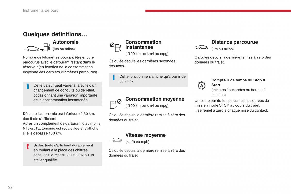 Citroen C3 III 3 manuel du proprietaire / page 54