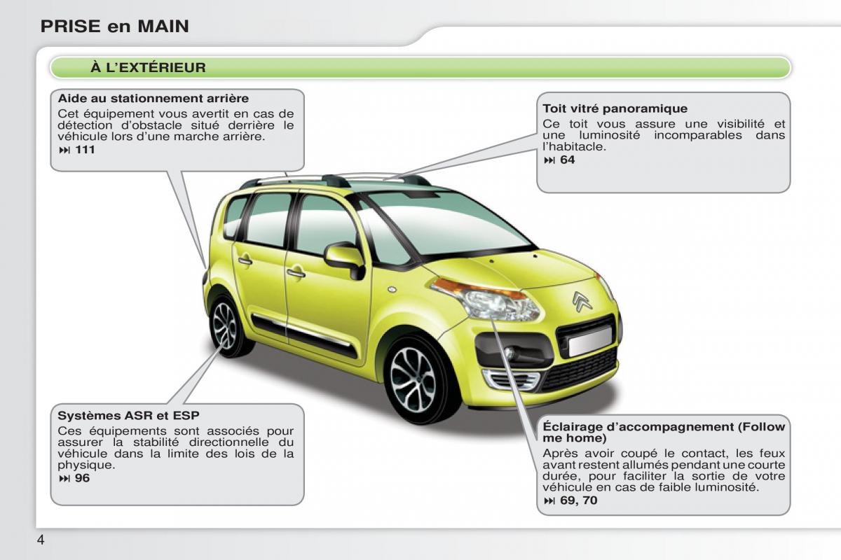 Citroen C3 Picasso manuel du proprietaire / page 6