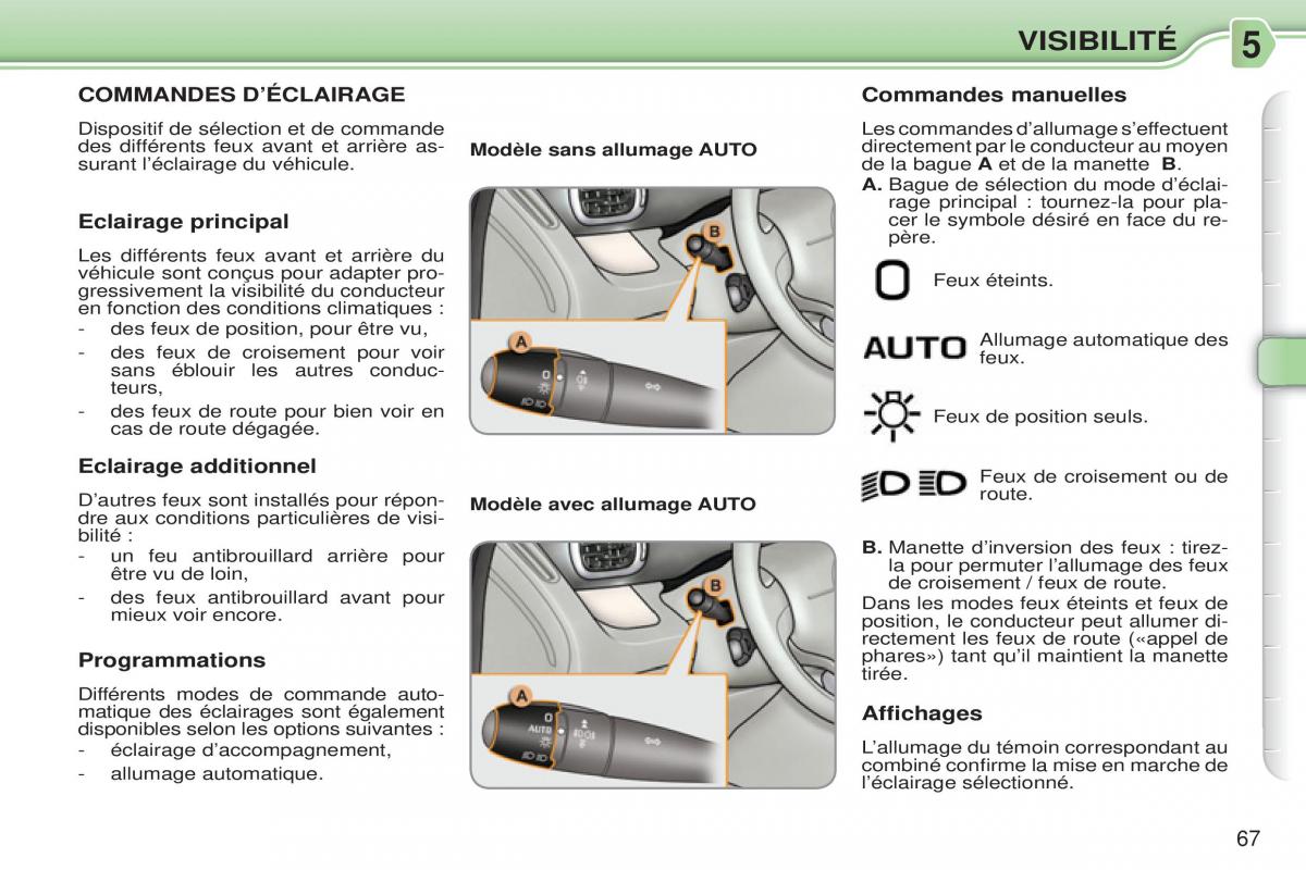 Citroen C3 Picasso manuel du proprietaire / page 69