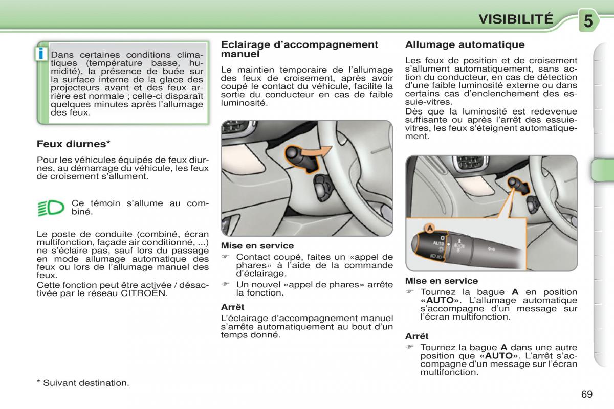 Citroen C3 Picasso manuel du proprietaire / page 71