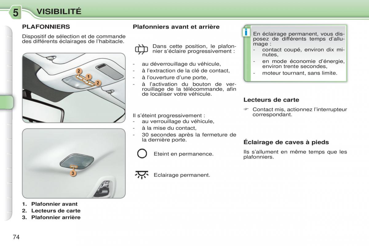 Citroen C3 Picasso manuel du proprietaire / page 76