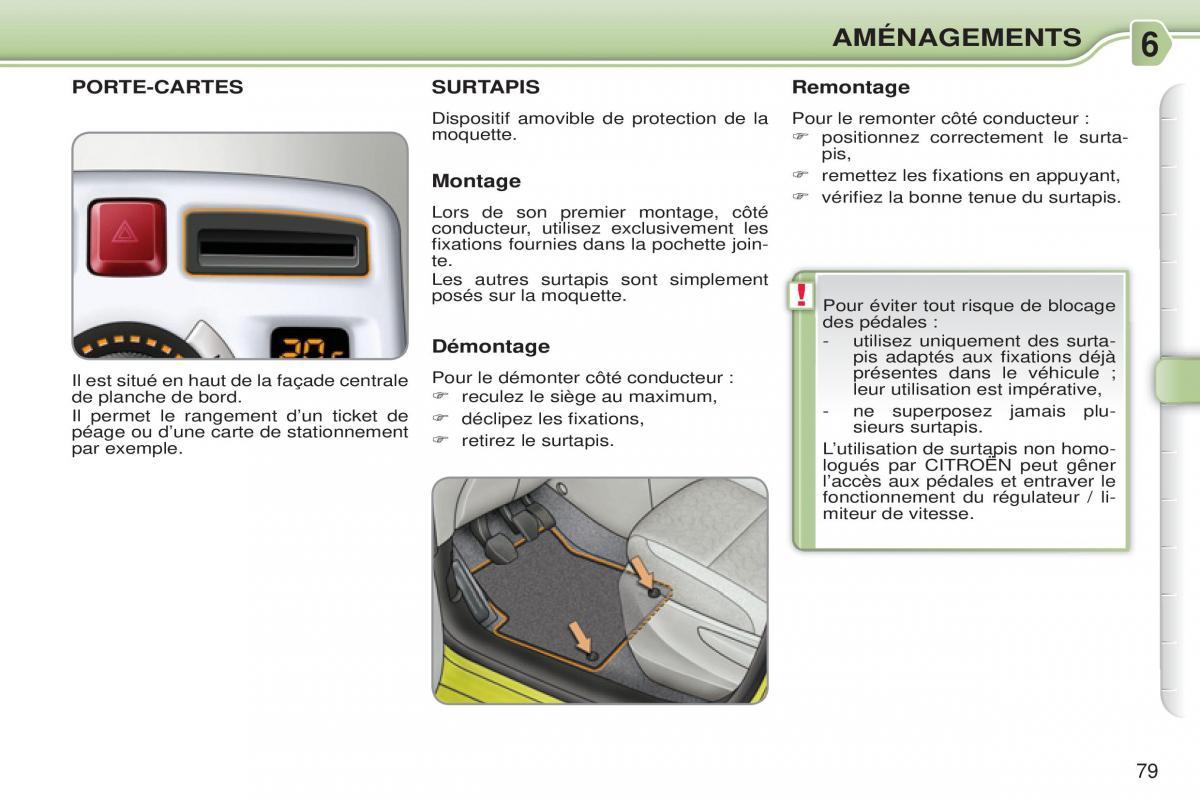 Citroen C3 Picasso manuel du proprietaire / page 81