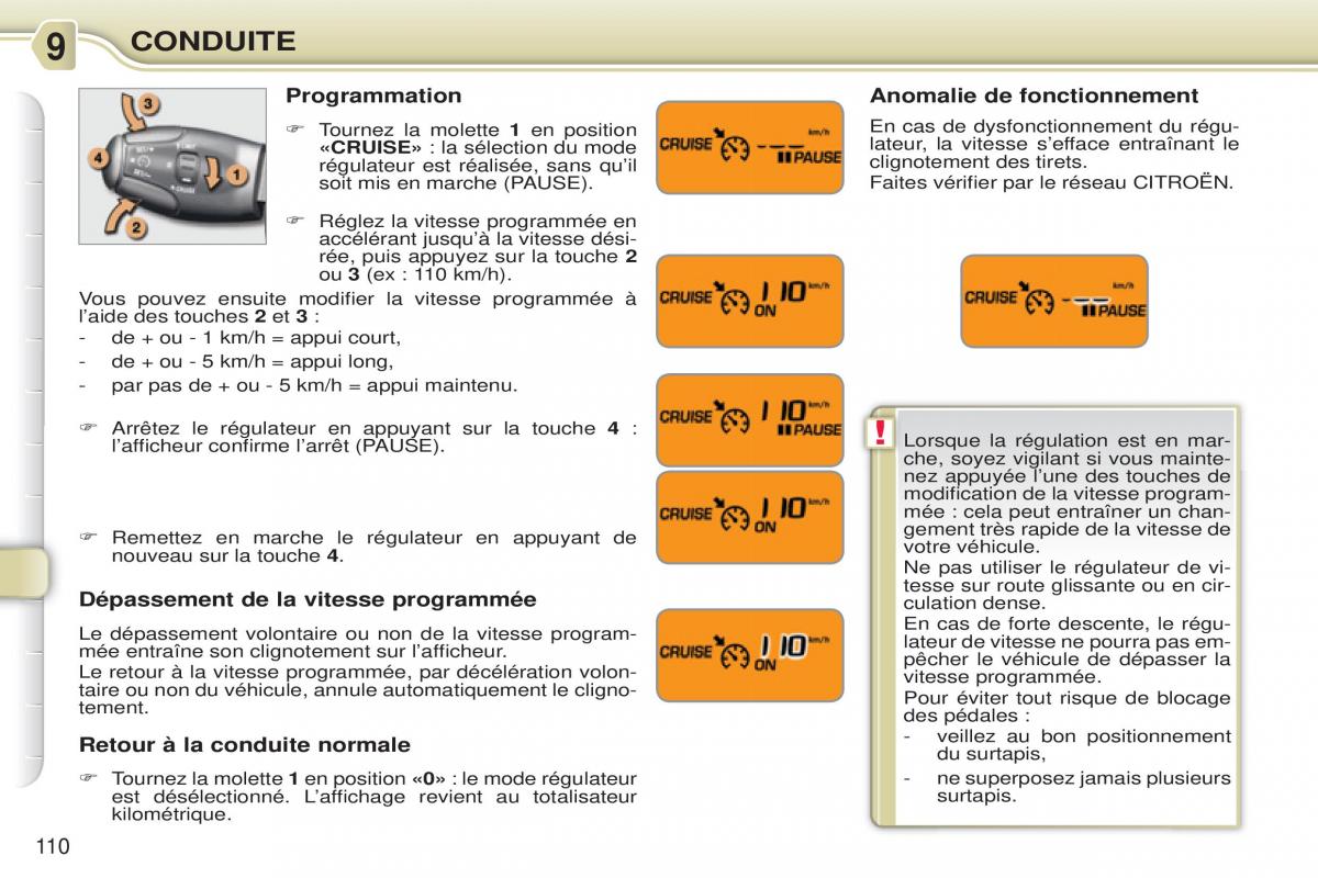 Citroen C3 Picasso manuel du proprietaire / page 112