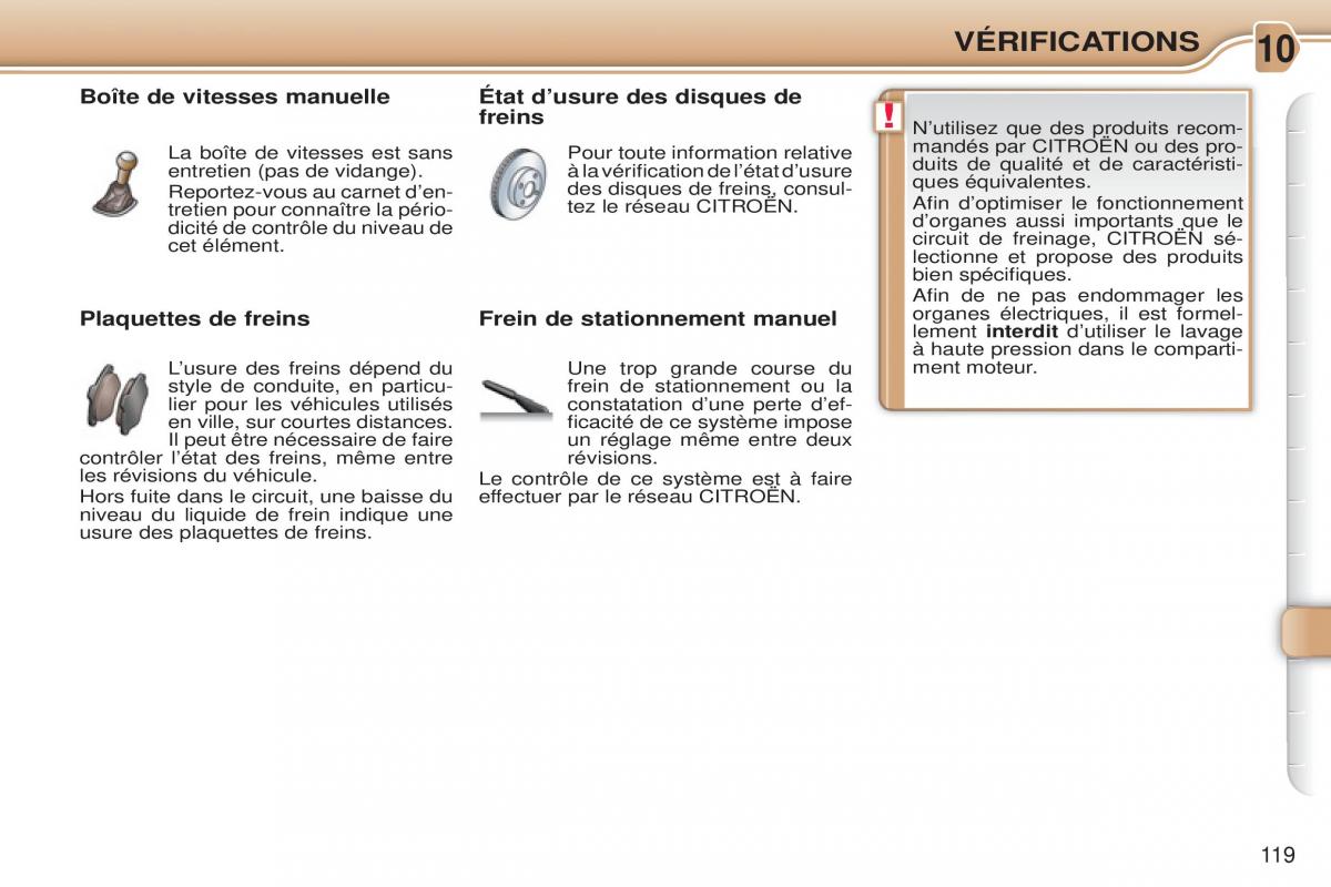 Citroen C3 Picasso manuel du proprietaire / page 121