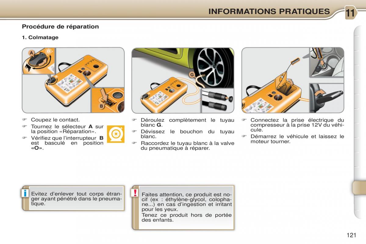 Citroen C3 Picasso manuel du proprietaire / page 123