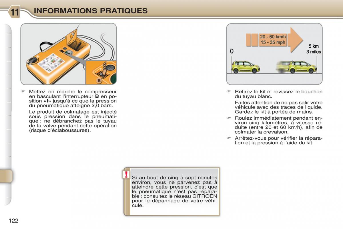 Citroen C3 Picasso manuel du proprietaire / page 124