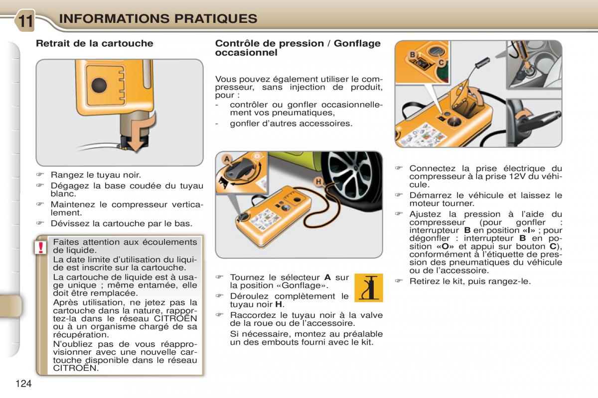 Citroen C3 Picasso manuel du proprietaire / page 126