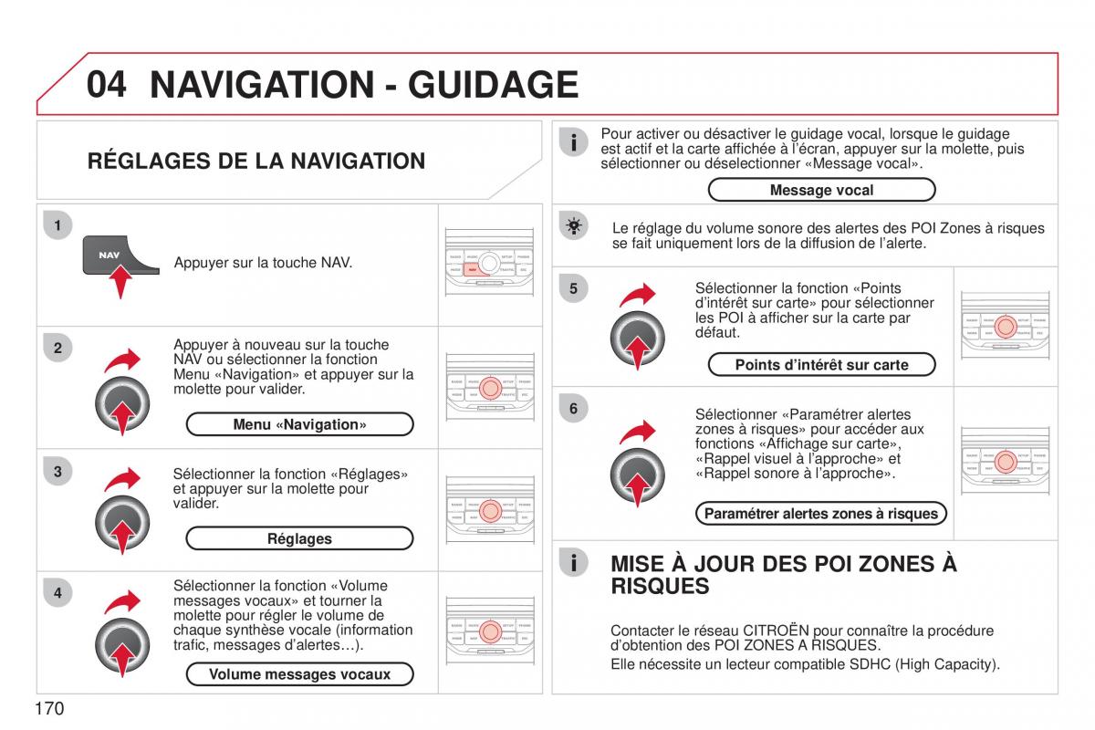 Citroen C3 Picasso manuel du proprietaire / page 172