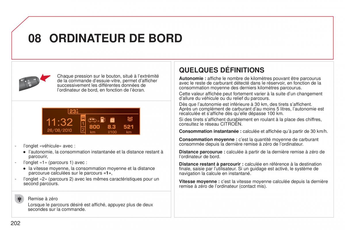 Citroen C3 Picasso manuel du proprietaire / page 204