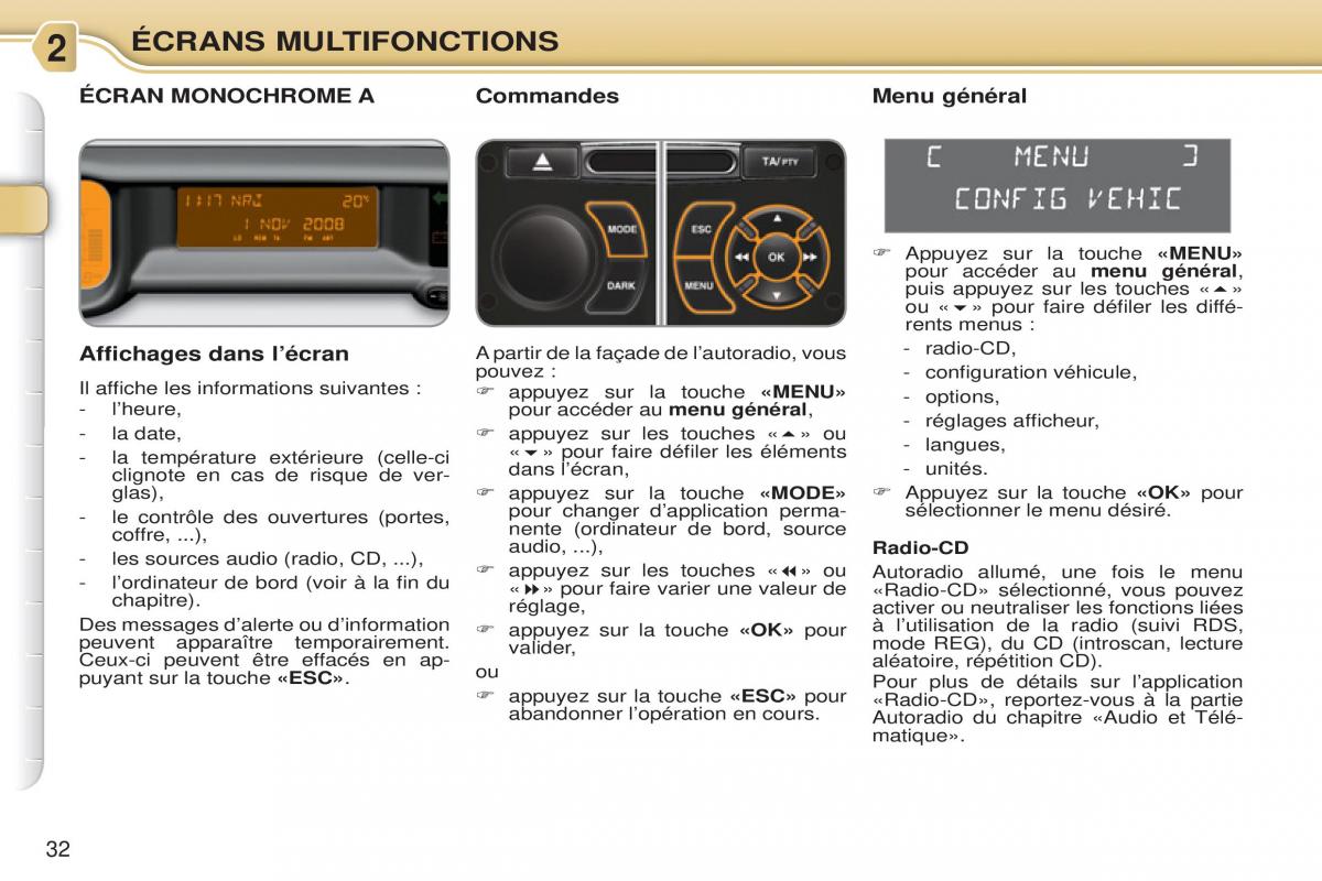 Citroen C3 Picasso manuel du proprietaire / page 34