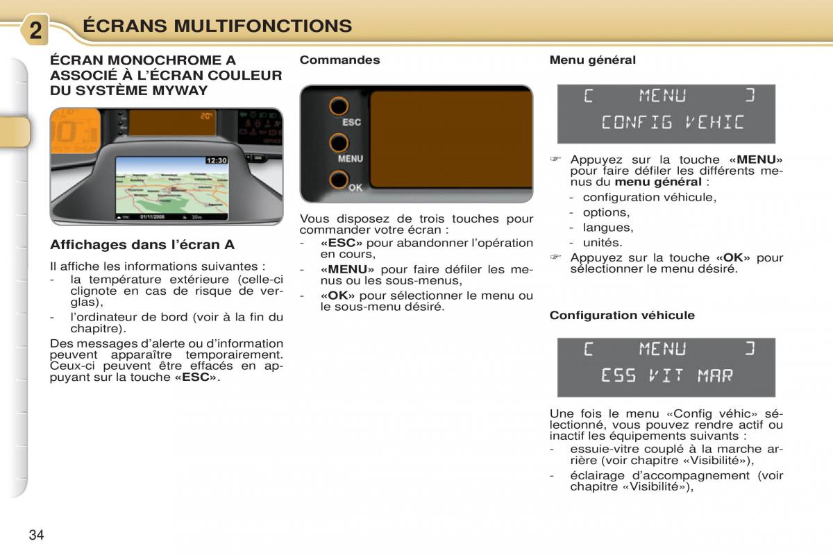 Citroen C3 Picasso manuel du proprietaire / page 36