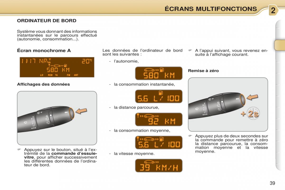 Citroen C3 Picasso manuel du proprietaire / page 41