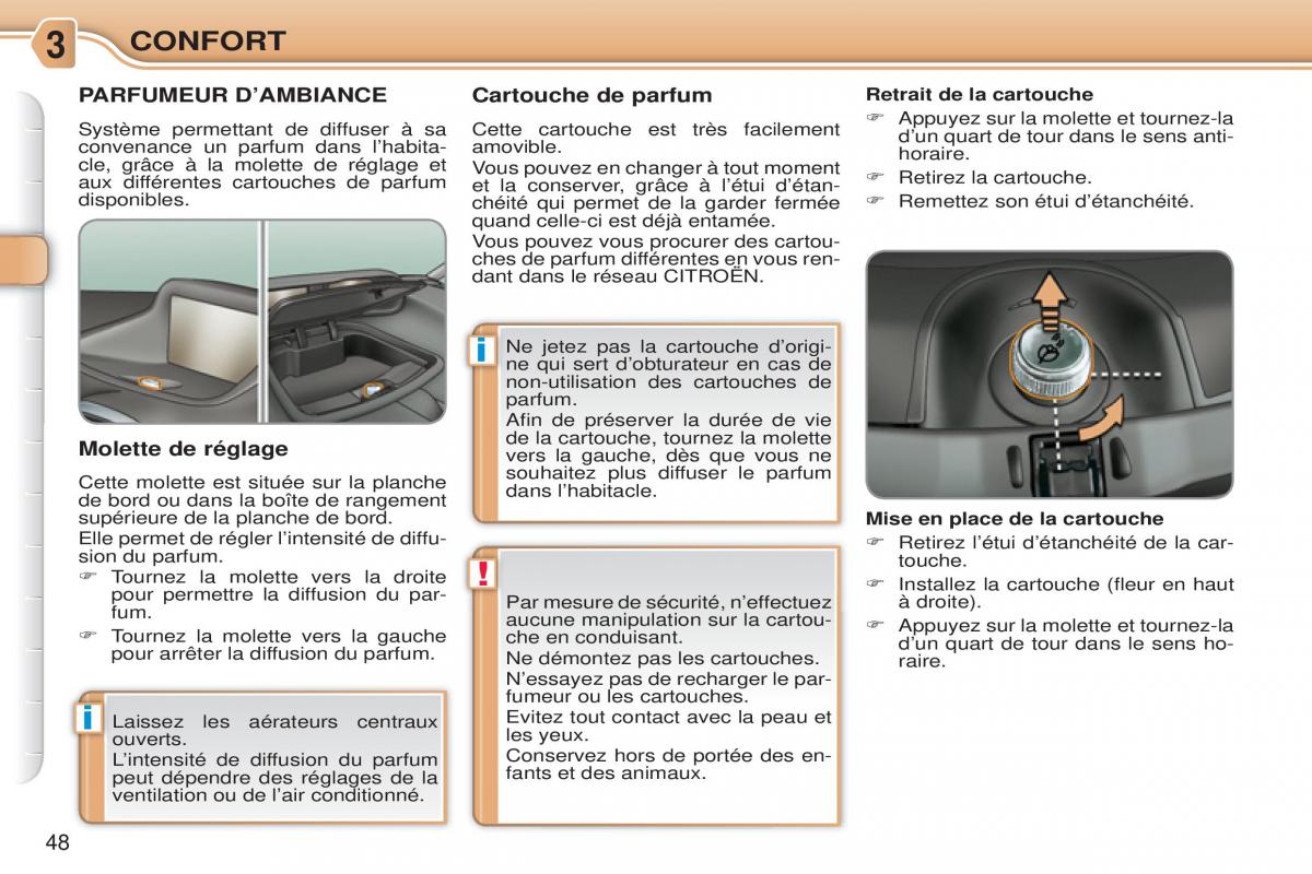 Citroen C3 Picasso manuel du proprietaire / page 50