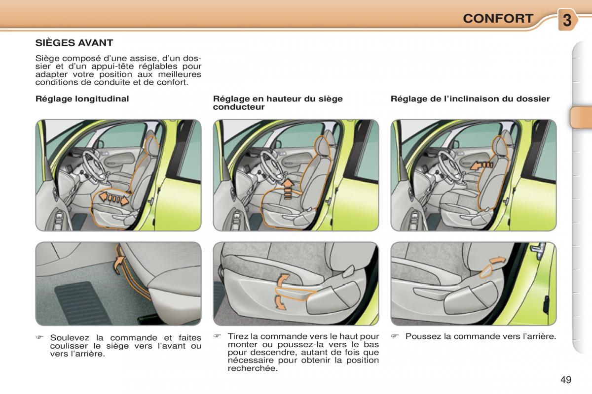 Citroen C3 Picasso manuel du proprietaire / page 51