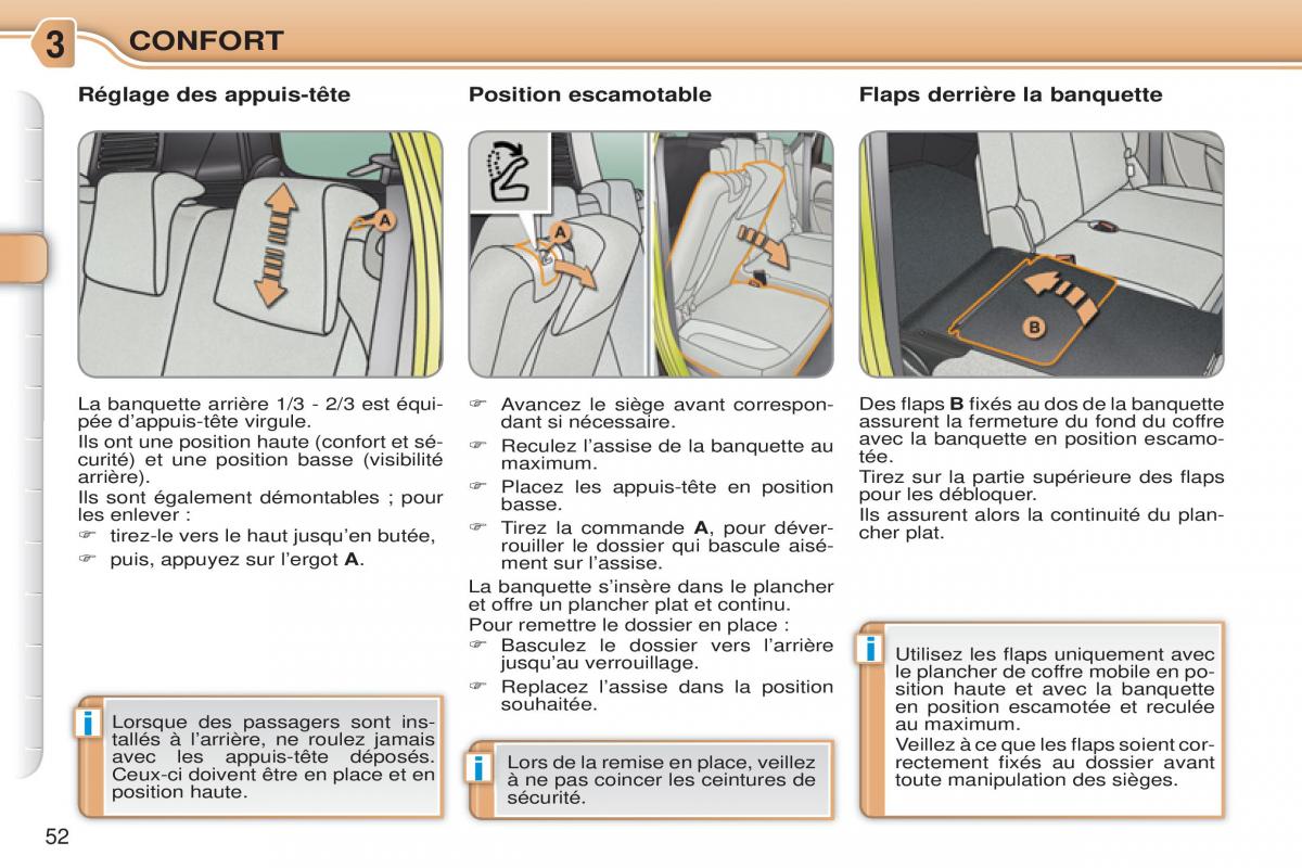 Citroen C3 Picasso manuel du proprietaire / page 54