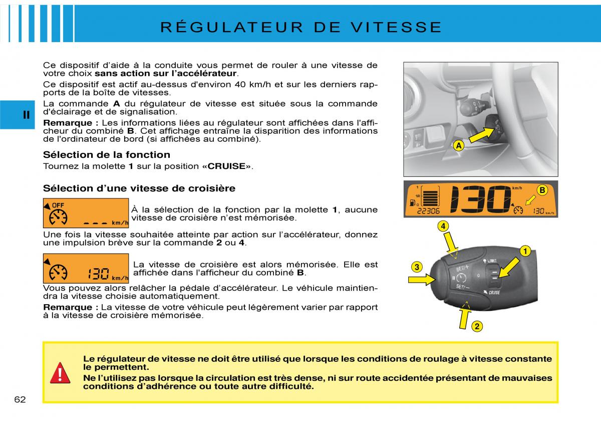 Citroen C3 Pluriel manuel du proprietaire / page 65