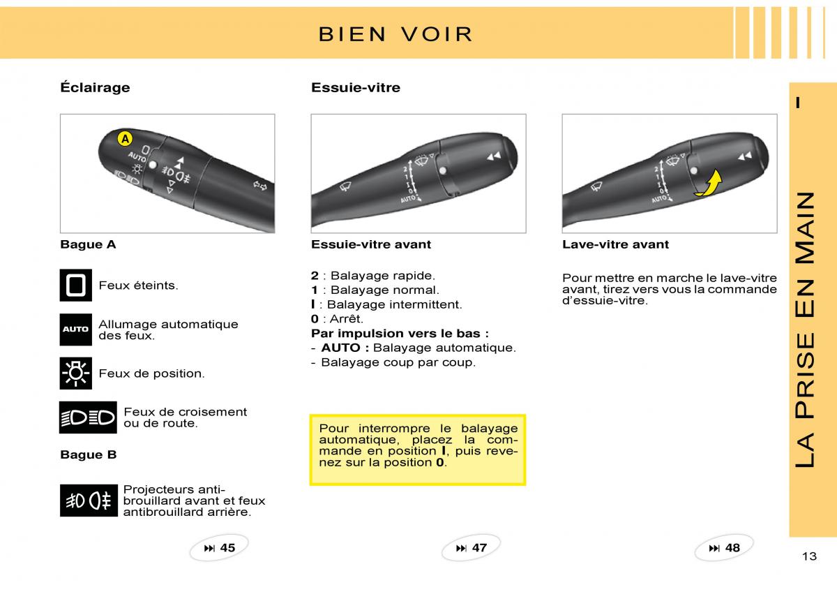 Citroen C3 Pluriel manuel du proprietaire / page 16