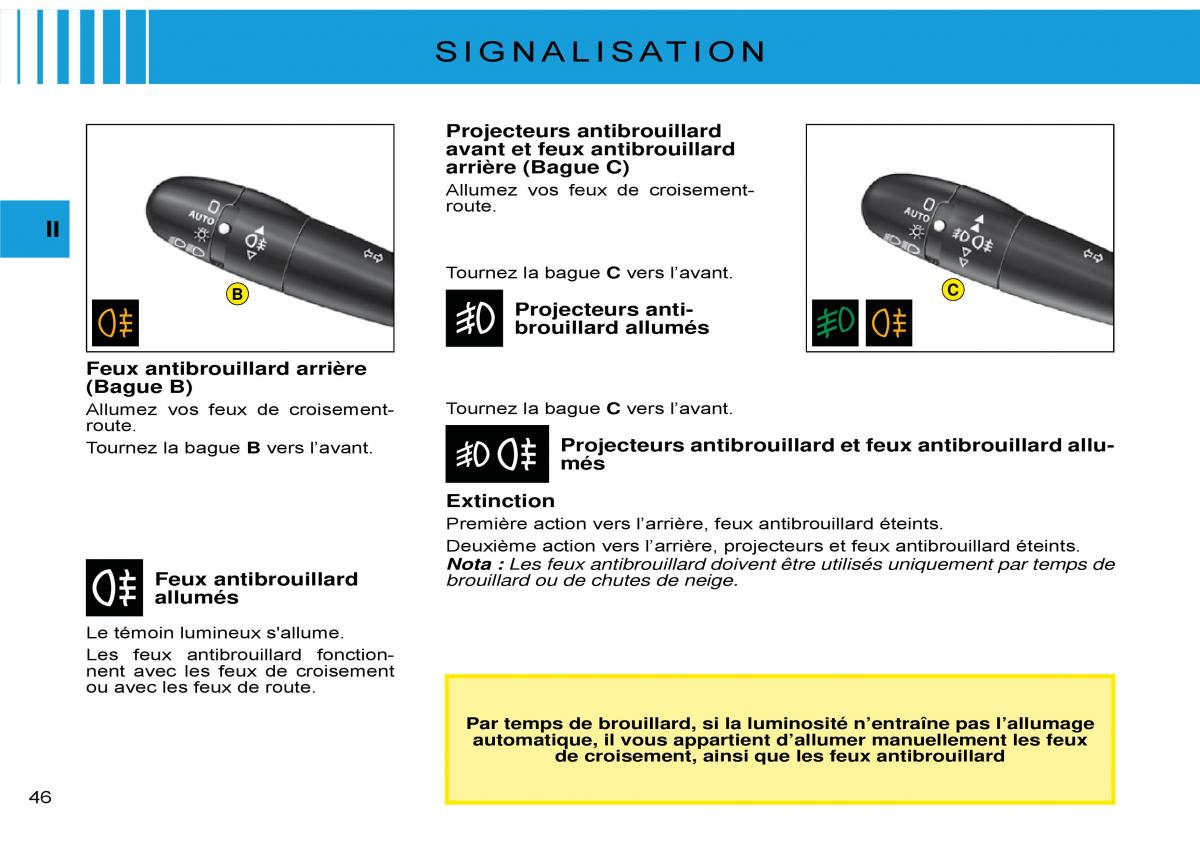 Citroen C3 Pluriel manuel du proprietaire / page 49