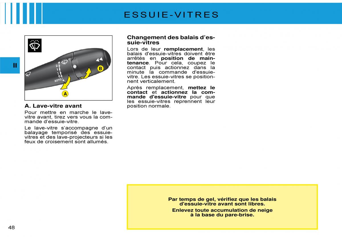 Citroen C3 Pluriel manuel du proprietaire / page 51