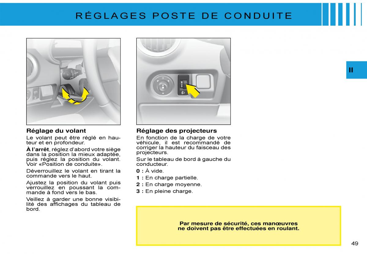 Citroen C3 Pluriel manuel du proprietaire / page 52