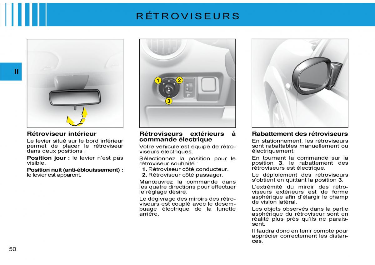 Citroen C3 Pluriel manuel du proprietaire / page 53